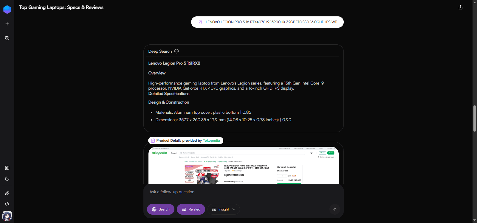 Agentic - Get Product Details