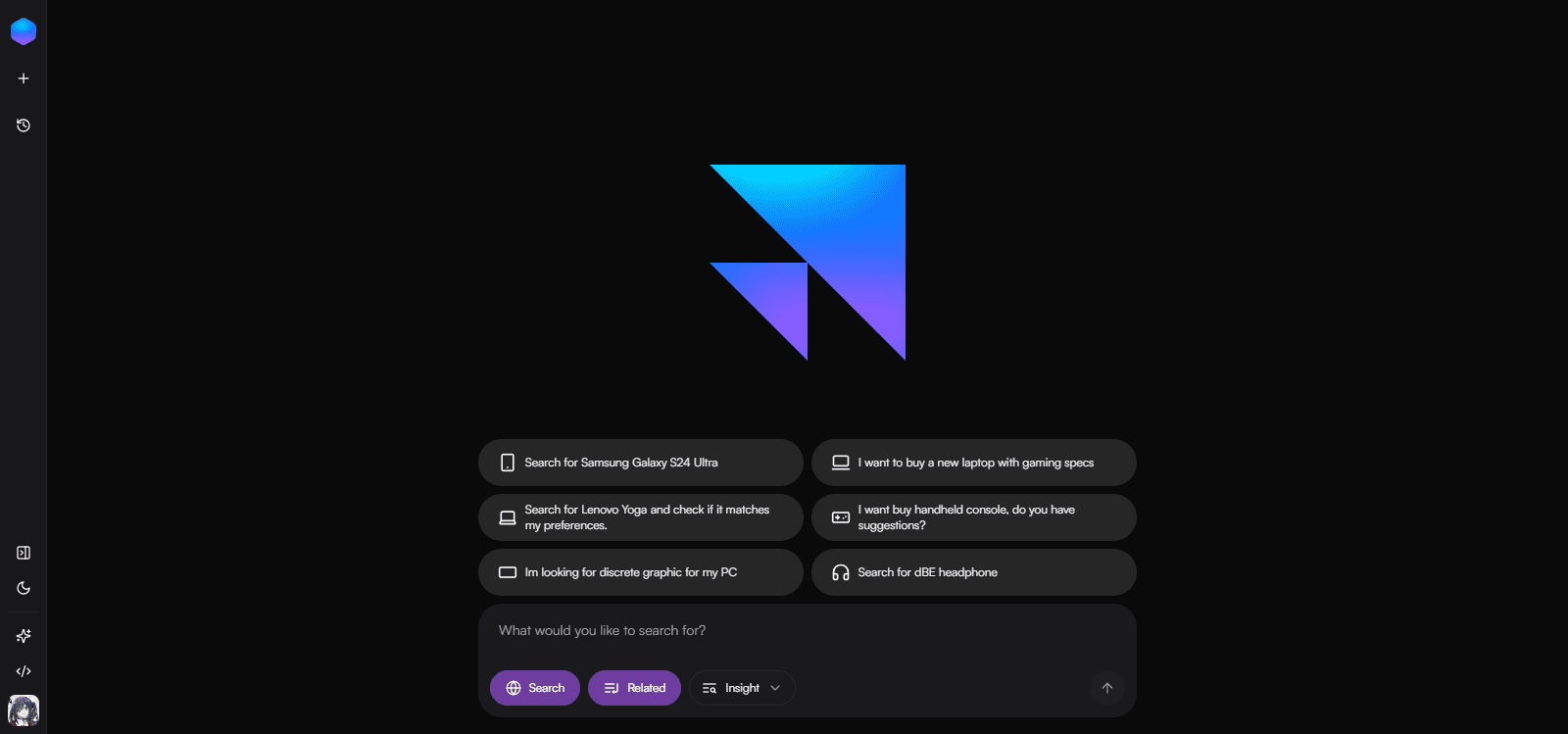 App Chat Homepage